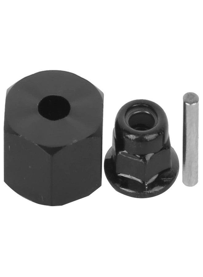 Kodrily 1/10 RC Trailer Axle Kit, 167mm/6.6in RC Trailer Dual Axles, Black Metal Non Powered Rear Wheel with Screws Accessories Replacement for Tamiya 1/10 Rc Tractor Truck, 1Pcs - Image 3